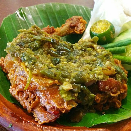 Resepi Ayam Penyet Sambal Hijau