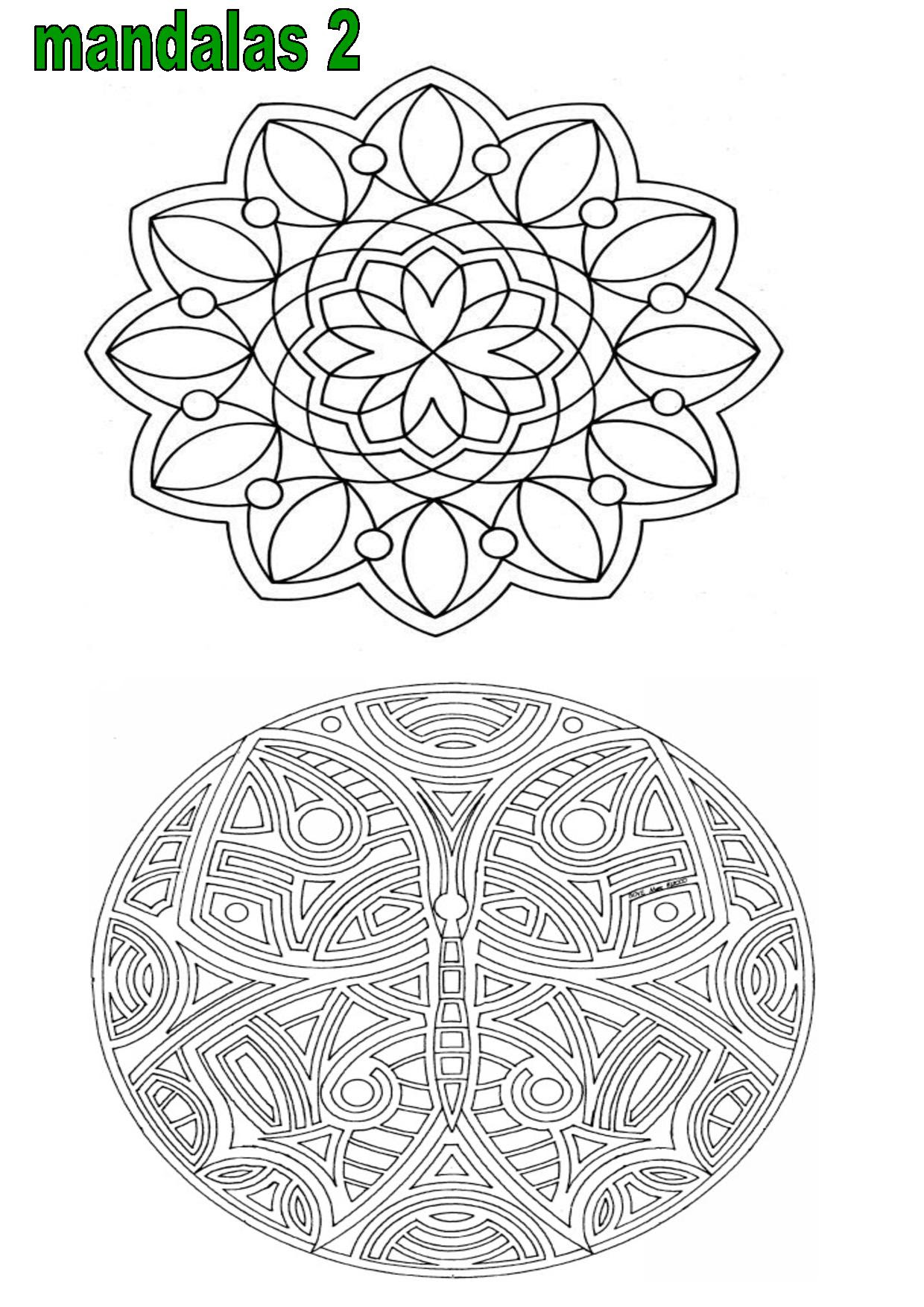 Mandalas A Colorier Ce1 Ce2 Cm1 Coloriage Educatifs