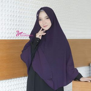 Jual Jilbab Bergo Syari Gosya Ungu Tua Hijab Syandana Jual Jilbab Bergo Syari Gosya Ungu Tua Hijab Syandana