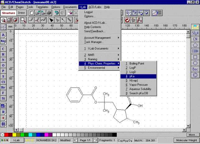 Chemical Structure Drawing Software