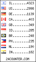 visitors by country counter