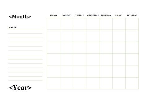  a printable calendar with months and dates