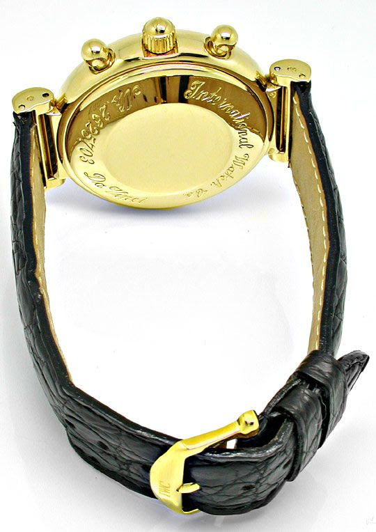 Originalfoto IWC DA VINCI HERREN GELBGOLD KALENDARIUM 17.800€ NEUZ.!