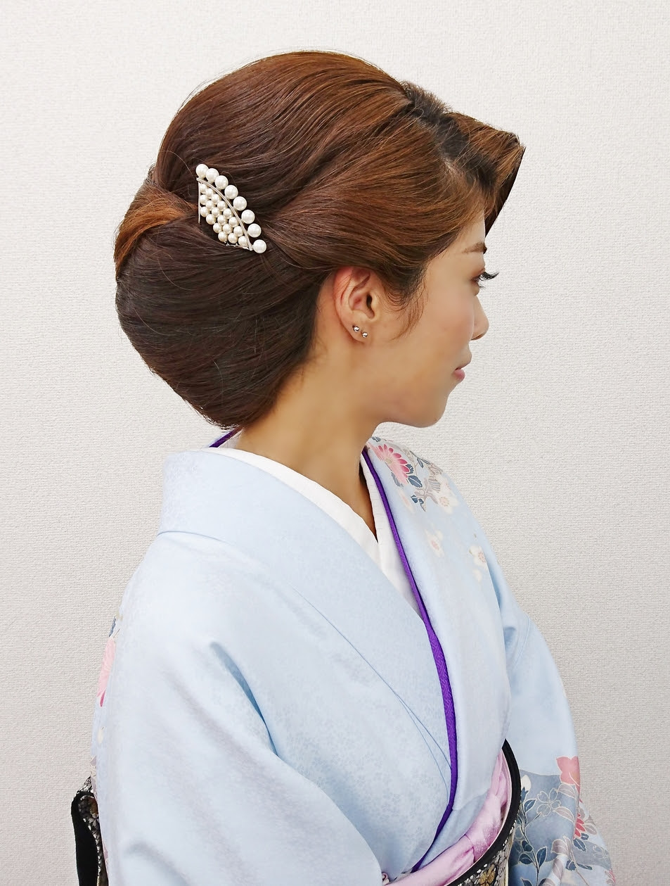 留袖 訪問着 ヘアスタイル 夢館ビューティー 京都 着物着付 ドレスヘアセット メイク 結婚式 およばれ パーティに