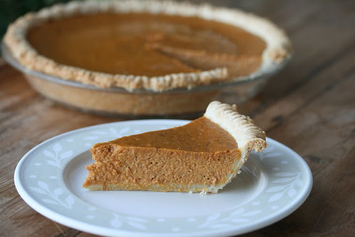 Pumpkin Pie with homemade crust