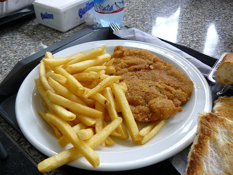 milanesas con papas fritas :D - Taringa!