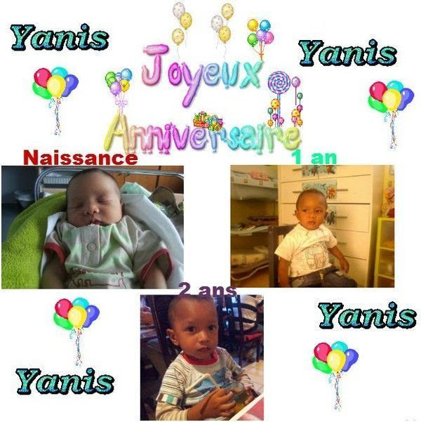 Bon Anniversaire Yanis