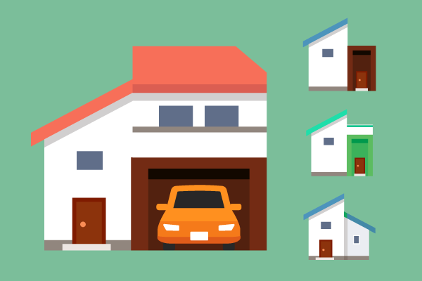 戸建て住宅のフリーイラスト 街 建物系イラスト専門サイト Town Illust