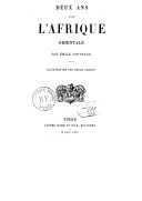 Deux ans dans l Afrique orientale / par Émile Jonveaux... ; ill. par Emile Bayard