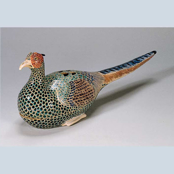 色絵雉香炉 所蔵品のご案内 石川県立美術館