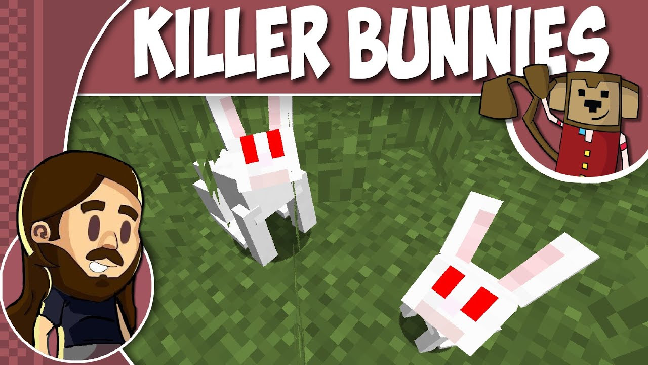 Minecraft Tutorial 1.8 - How To Summon Killer Rabbit Of 