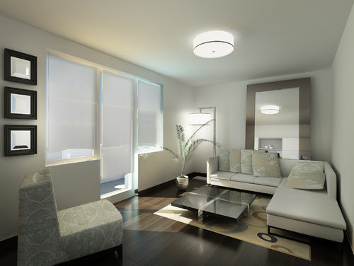 Alexandru Apartment lviing room contemporary living room