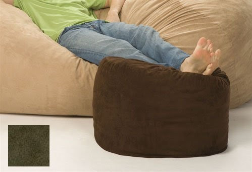 Black Friday RelaxSacks OTT-MS007-cover Relax Ottoman Foot Rest - Microsuede Olive-Cover Only Deals