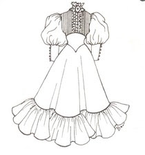 French victorian dress patterns