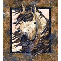Bigfork Bay Toni Whitney Spring Storm Wild Horse Fusible Applique Quilt Pattern
