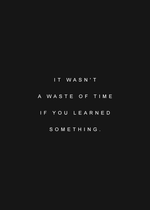 What did you learn?