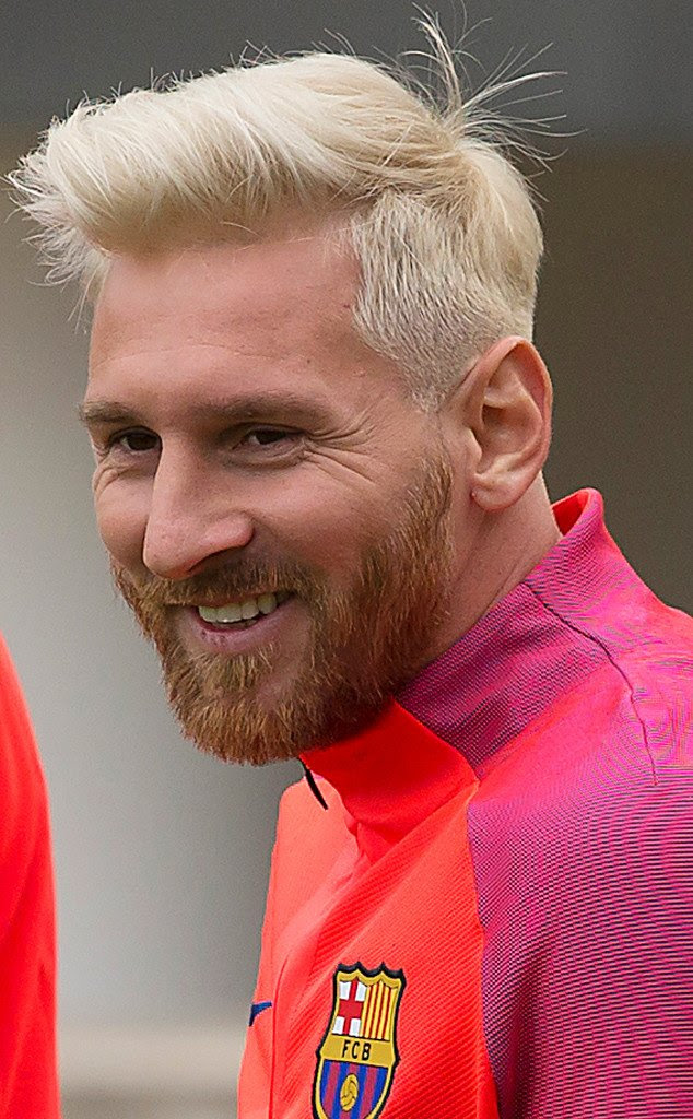 Lionel Messi Blonde Hairstyle 2016 - InspirationSeek.com