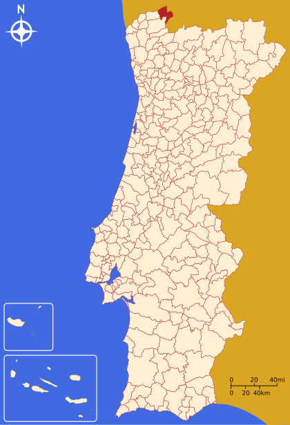 Localização de Melgaço
