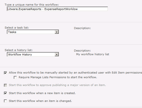 expense report template. Go to your Expense Report list