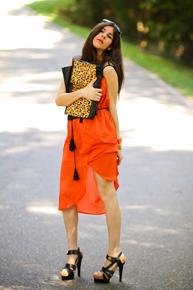 Sheer Dress, Christian Dior sunglasses, Balenciaga sandals, Marc Jacobs gold watch, Nixon watch, Fashion Outfit, Gucci Spring 2011 Tassel Dress