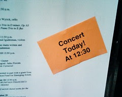 Concert today!