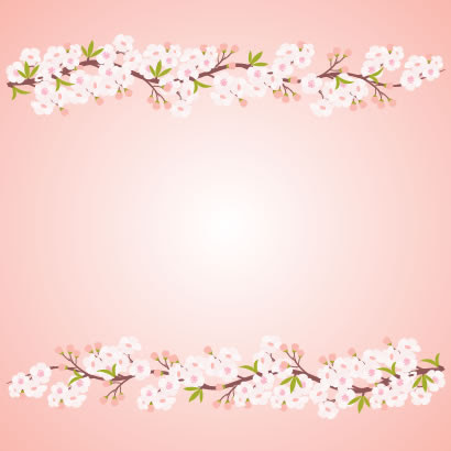 桜の枝 フレーム枠のイラストai Eps ベクタークラブ イラストレーター素材が無料