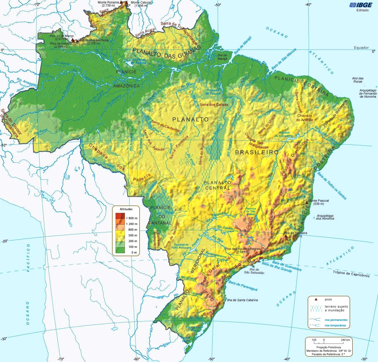 Cartina Geografica Brasile