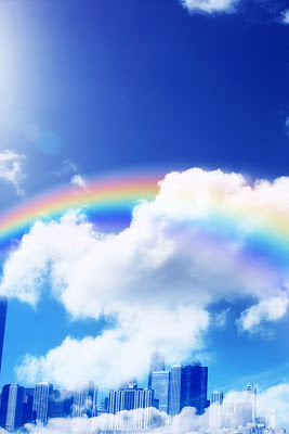 虹 壁紙 運気