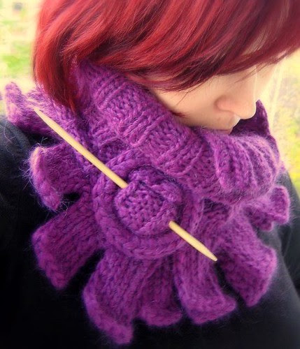 Mohair scarf/capelet