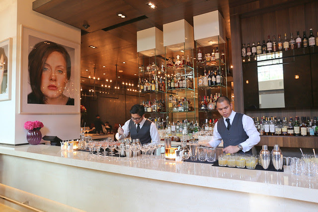 CUT by Wolfgang Puck at Marina Bay Sands has a nice cocktail bar
