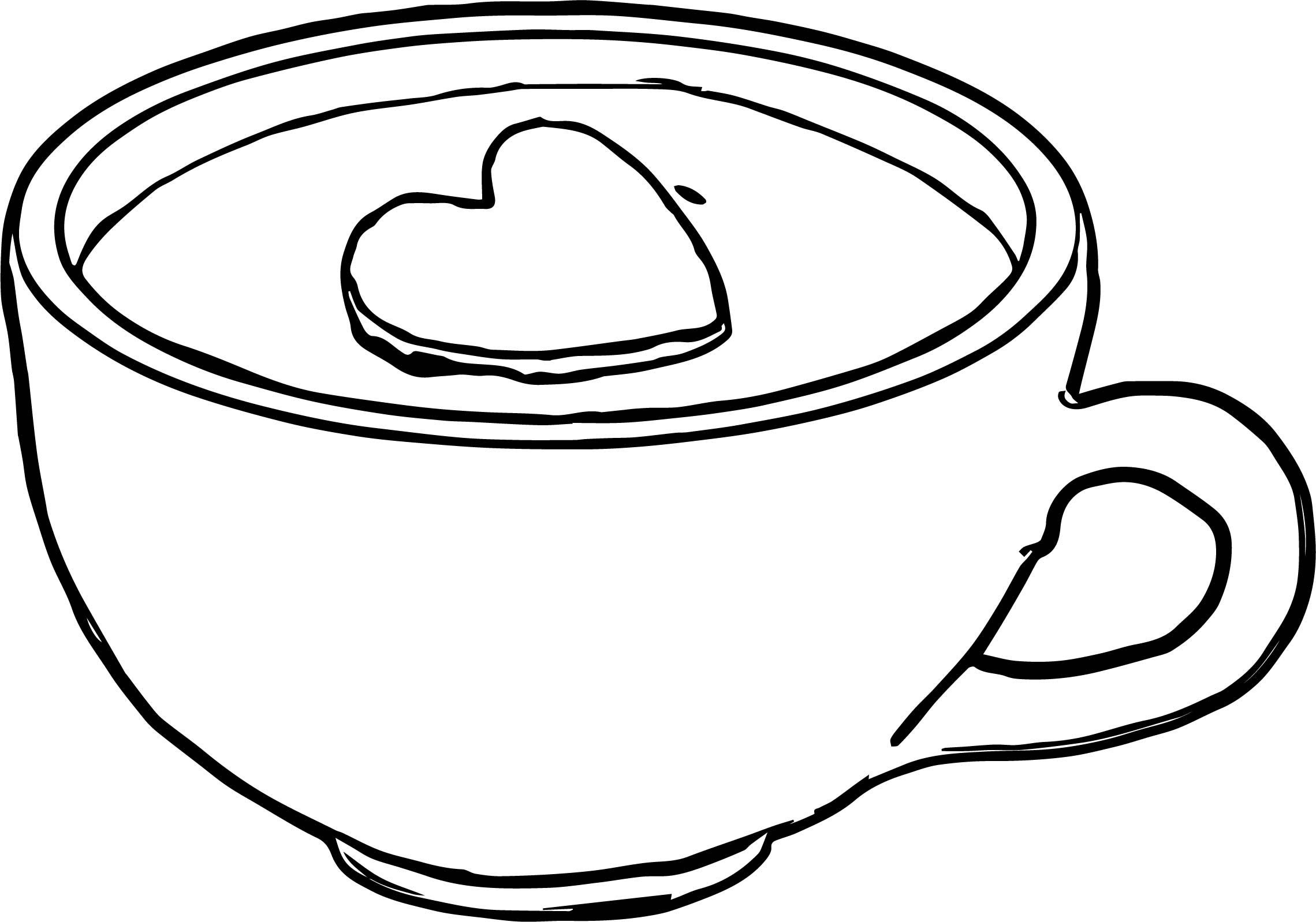 Coffee Cup Coloring Pages at GetDrawings | Free download