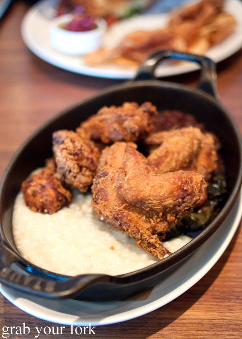 anson mill white grits at craft bar by tom colicchio top chef judge flatiron district nyc new york usa