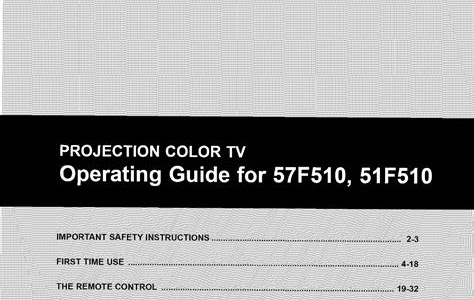 Free Reading hitachi 51 57 65 f710 dp45 projection color television repair manual PDF PDF