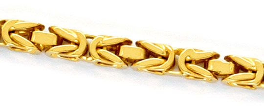 Original-Foto 2, MASSIVE KÖNIGSKETTE GOLDKETTE GELBGOLDKETTE 14K/585 NEU, K2316