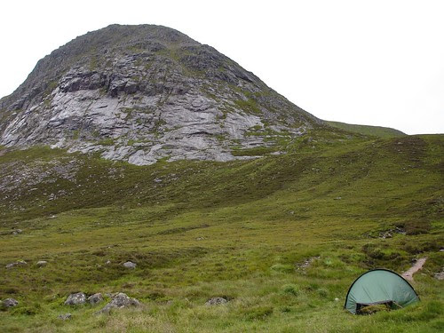 Pitch beside Corrour Bothy