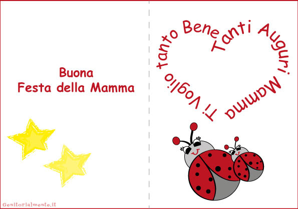 Biglietti Per La Festa Della Mamma Da Stampare Genitorialmente