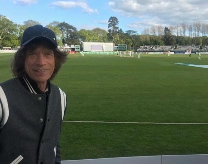 SPOTTED! Mick Jagger at Ireland's first Test - Rediff.com ...