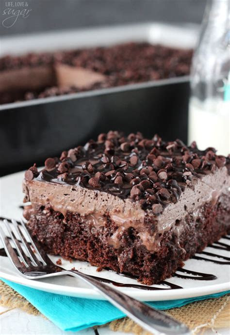 chocolate poke cake recipe    pinch recipes