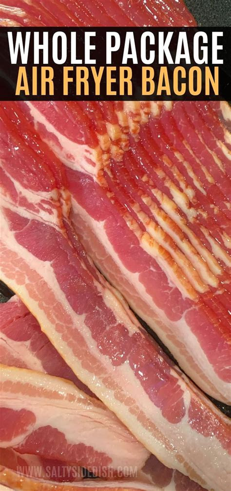 Best if you want to cook two things at once. Easy Air Fryer Bacon | Air fryer recipes breakfast, Air