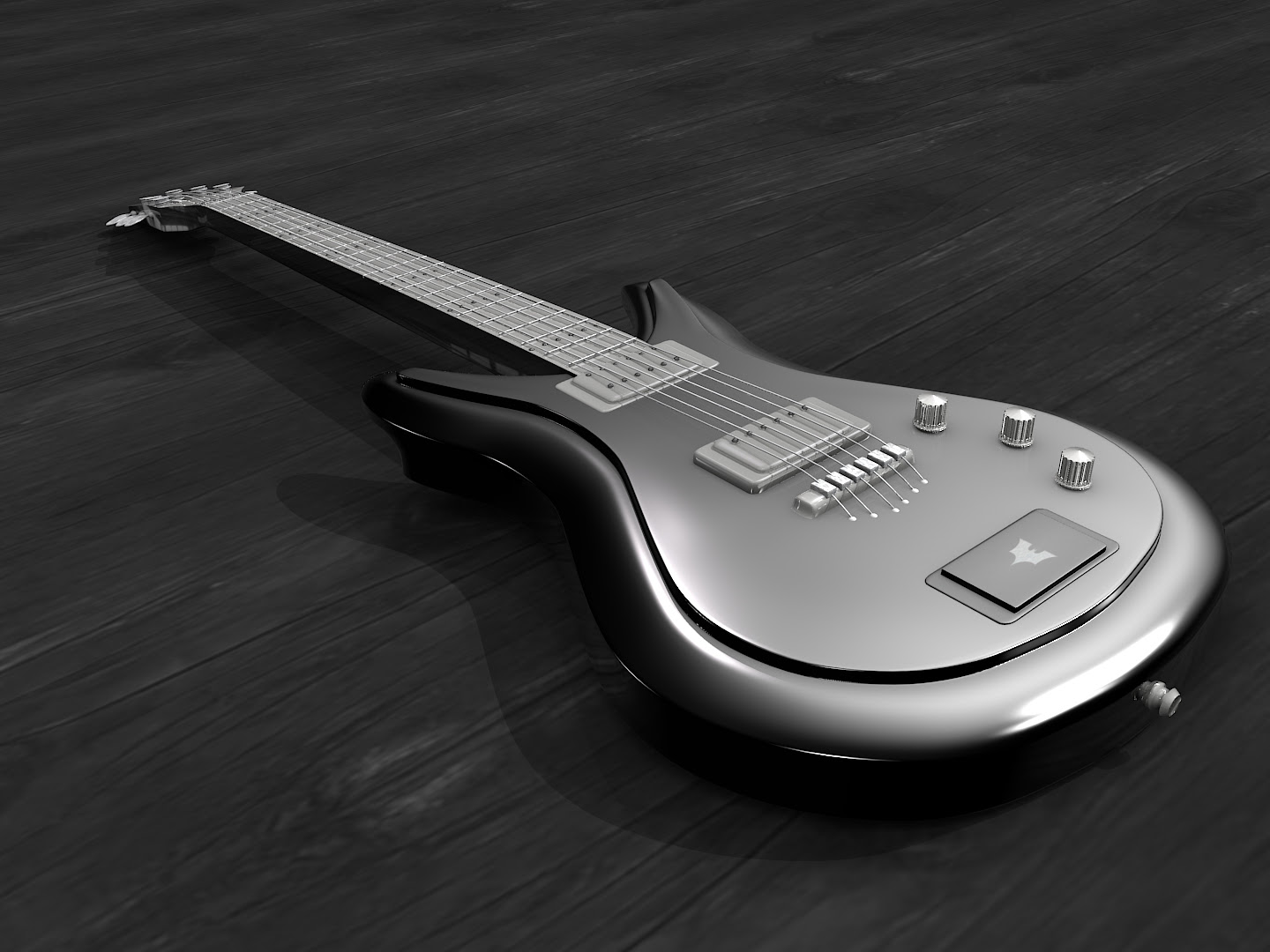 Free Download Blender 3d Model Of Guitar Blog