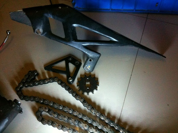 Jual:ProArm/MonoArm NSR SP,Knalpot DBS cacing, Sok blkg 