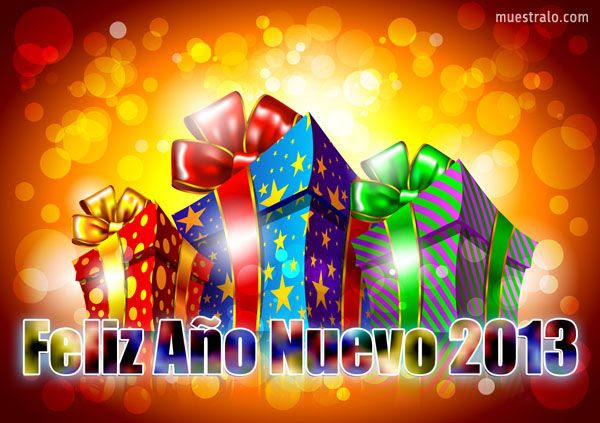 Feliz Año Nuevo 2013 para blog, blogger