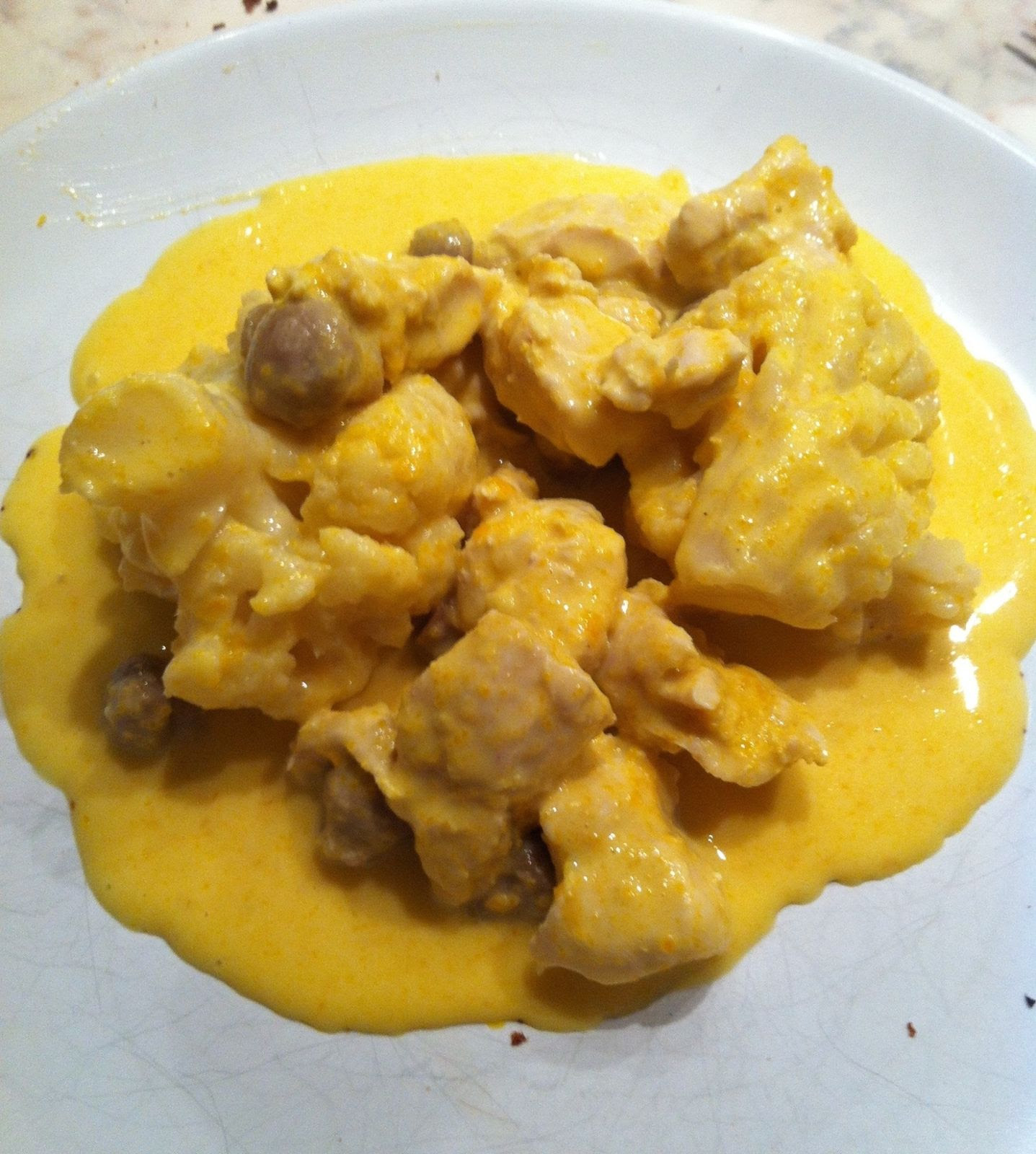Blanc De Poulet Choux Fleur Sauce Carottes Thermomix Les