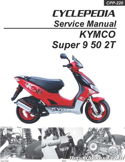 eBook Kymco Super 9 50 Factory Service Repair Manual (PDF / ePub)