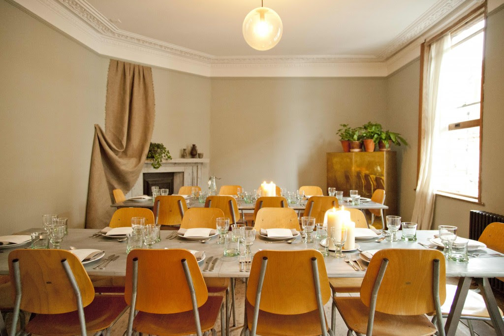 Aesop Richmond: la sala al primo piano dove si cena