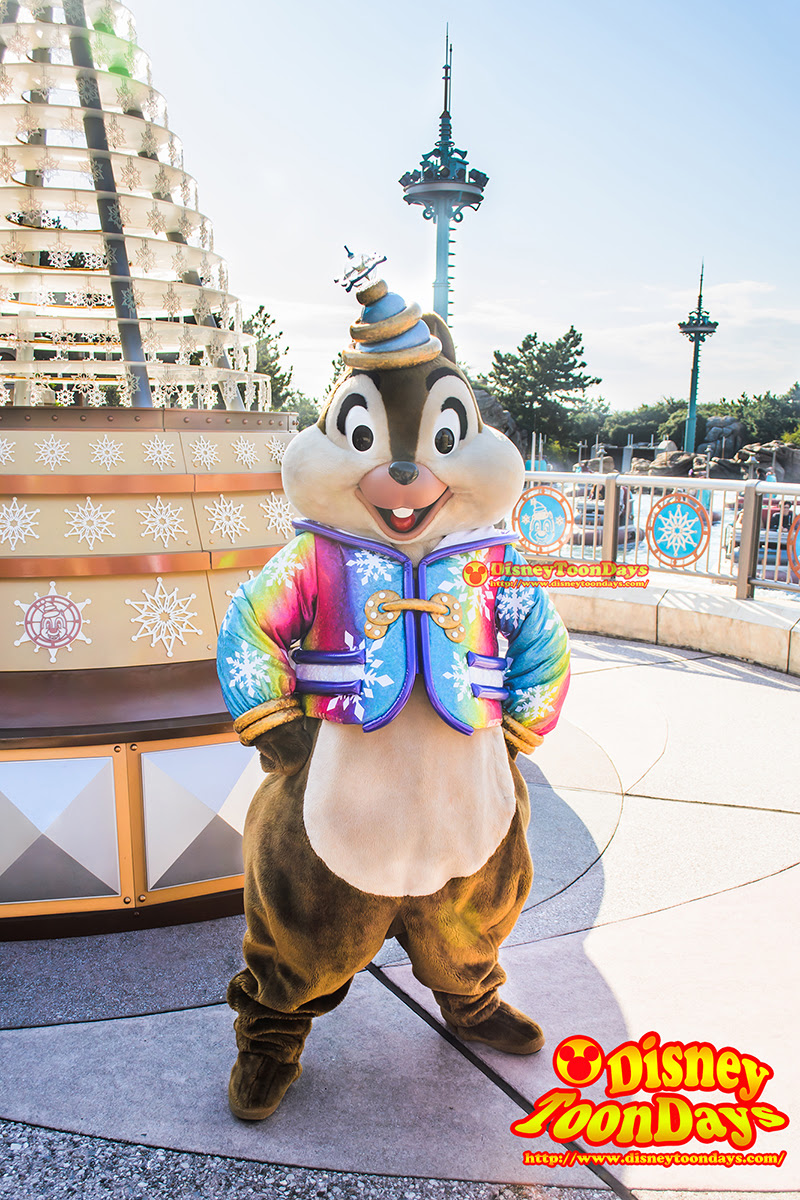 ポートディスカバリーでチップ デールのクリスマス限定グリーティング 14年 ディズニーブログ Toondays