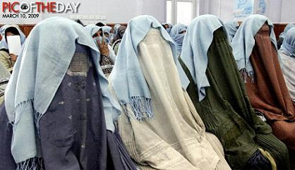 Afghan women mark International Women's Day