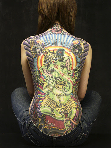 Ganesha Genius body painting