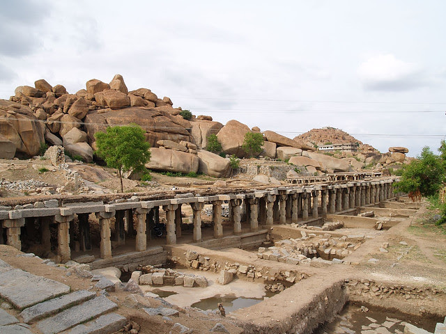 The final non bad Hindu Kingdom earlier it was conquered past times the Deccan Muslim confederacy inward Things to produce inward India: World Heritage Sites inward India: Group of Monuments at Hampi, Karnataka