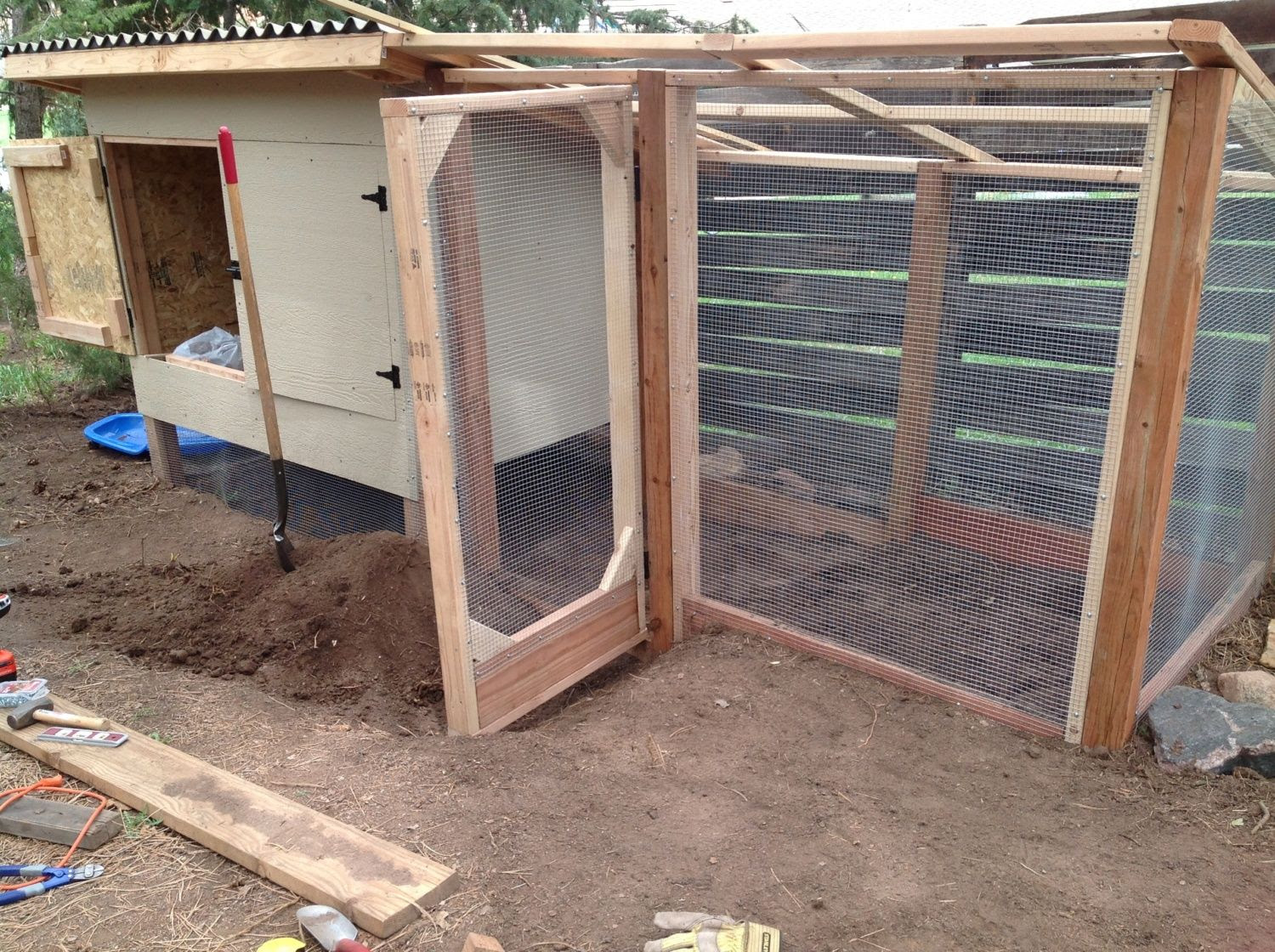 FREE chicken coop plan (nice one too) on the Purina Mills Website